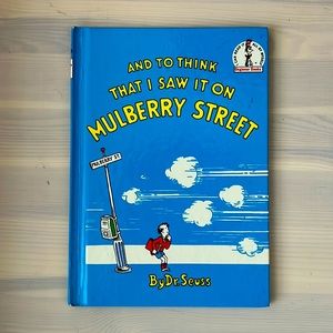 Dr. Suess I Saw It On Mulberry Street Book Excellent Condition!!